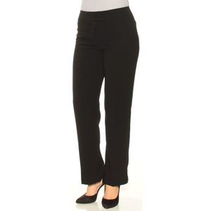 TAHARI Womens Black Straight leg Wear To Work Pants 4 Petites